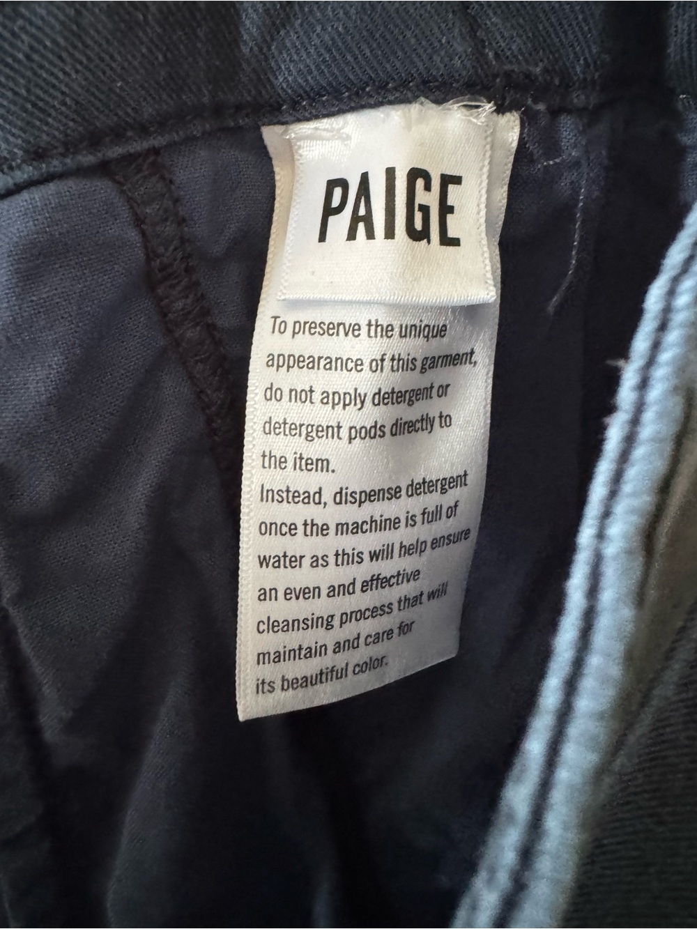 PAIGE Reid jogger pant in vintage navy seascape Sz 6 - Picture 15 of 15